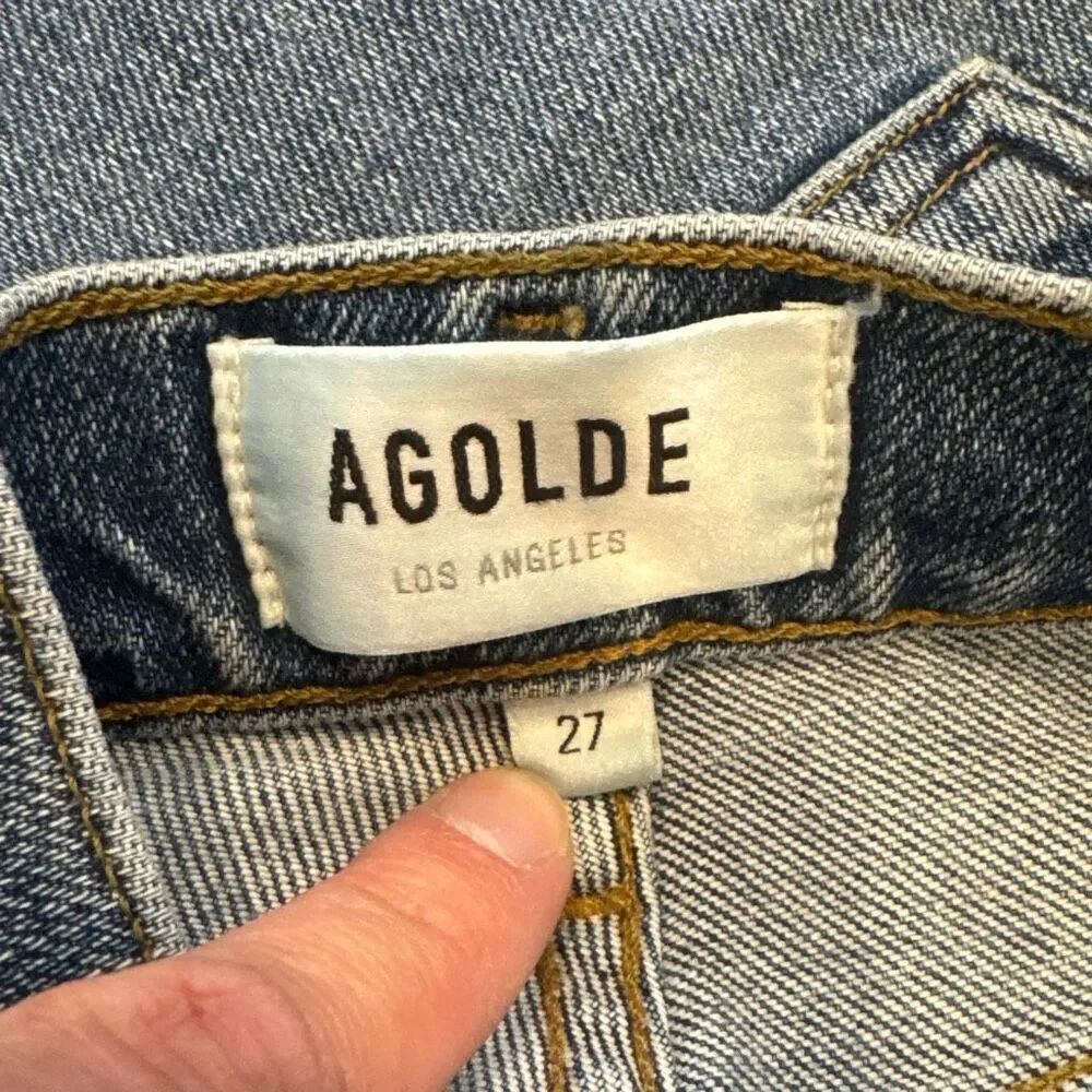 Agolde Nico High Rise jeans size 27 - Picture 2 of 6